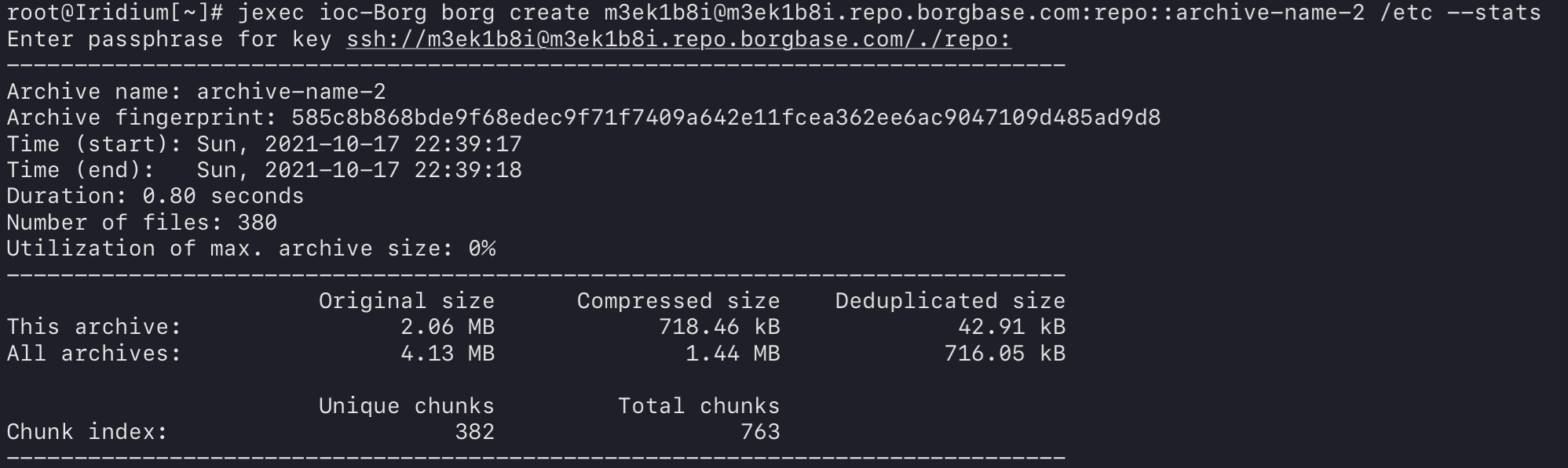 TrueNAS Create Backup